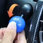عرض مفتاح تشغيل على شكل فتيس   + منظم السيارة الشبك   + أقوى سفنجة لتنظيف الزجاج - Image 2