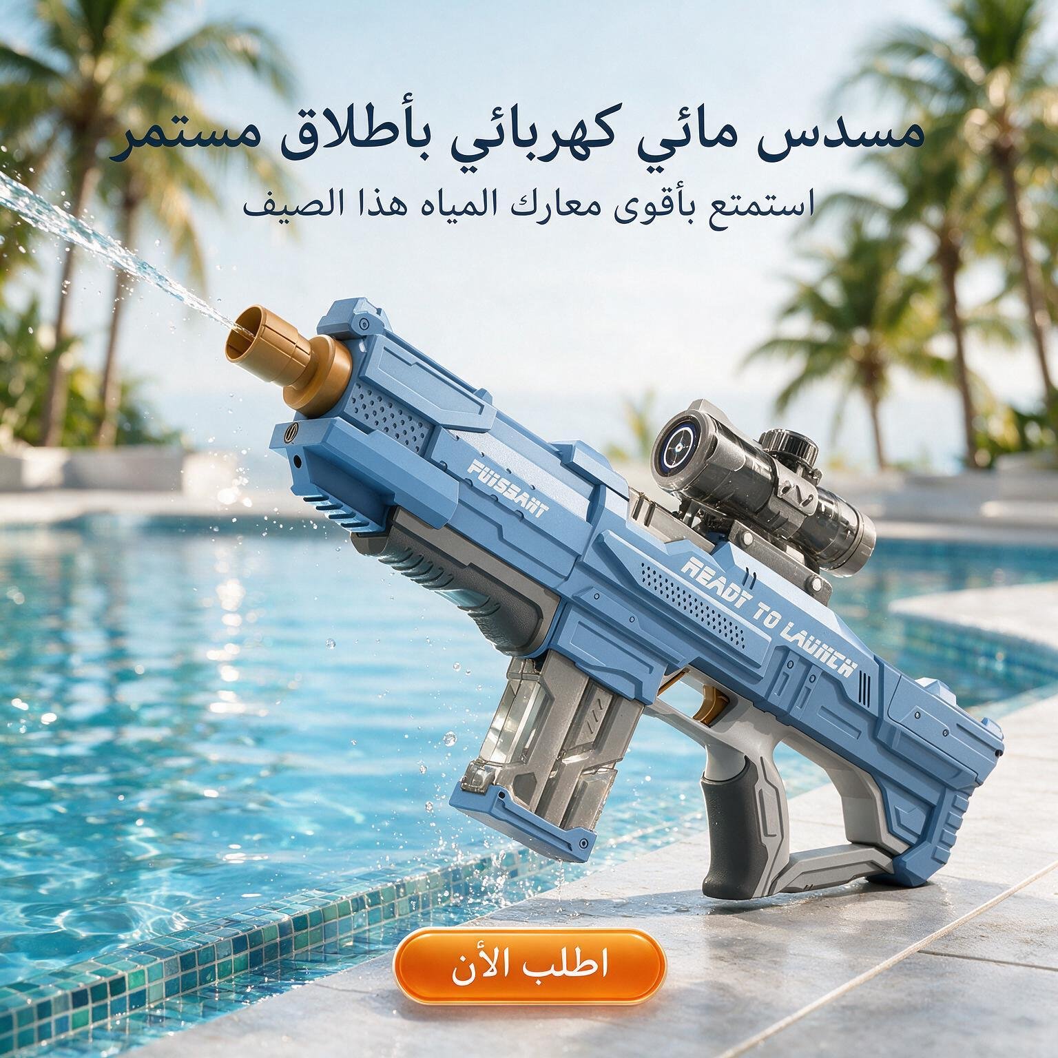 e20096ed-a238-429a-8987-135d8342e266.jpg مسدس ماء كهربائي آلي يعمل بالشحن - Image 1