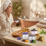 ⁦بكج الصابون الطبيعي بحليب الماعز والزيوت المغذية (شاي، لافندر، شوفان، قهوة) 4 قطع⁩ - الصورة ⁦3⁩
