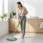 ⁦ممسحة أرضيات ذكية سهلة العصر الذاتي برأس مايكروفايبر + غيار إضافي⁩ - الصورة ⁦2⁩
