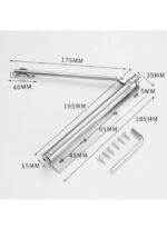 ⁦مفصلة باب هيدروليكية ذكية للإغلاق الصامت والآمن - ستانلس ستيل فائق التحمل (Heavy Duty)⁩ - الصورة ⁦2⁩