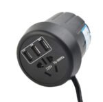 ⁦محول كهرباء للسيارة 150 وات (Inverter) بمخرج فيشة منزلية AC و3 منافذ USB للشحن السريع⁩ - الصورة ⁦5⁩