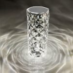 ⁦فواحة كريستال عطرية LED بحجم كبير وإضاءة متغيرة - مرطب جو ديكوري مع منفذ USB⁩ - الصورة ⁦5⁩